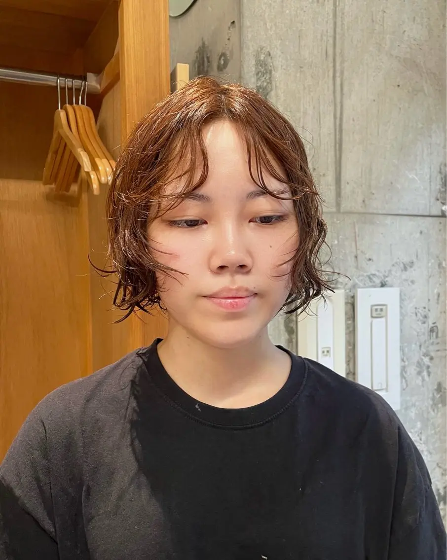 ショート chisato☁️ カットカラーモデルのヘアスタイル