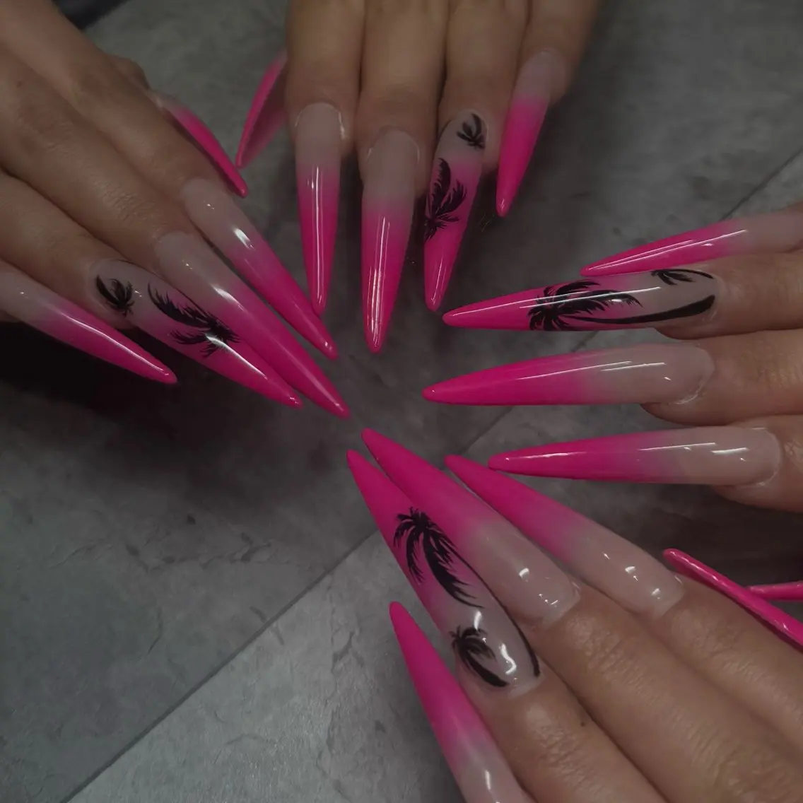 ネイル ロングネイル ハンドネイル IROHA NAIL 北村菜帆のネイルデザイン
