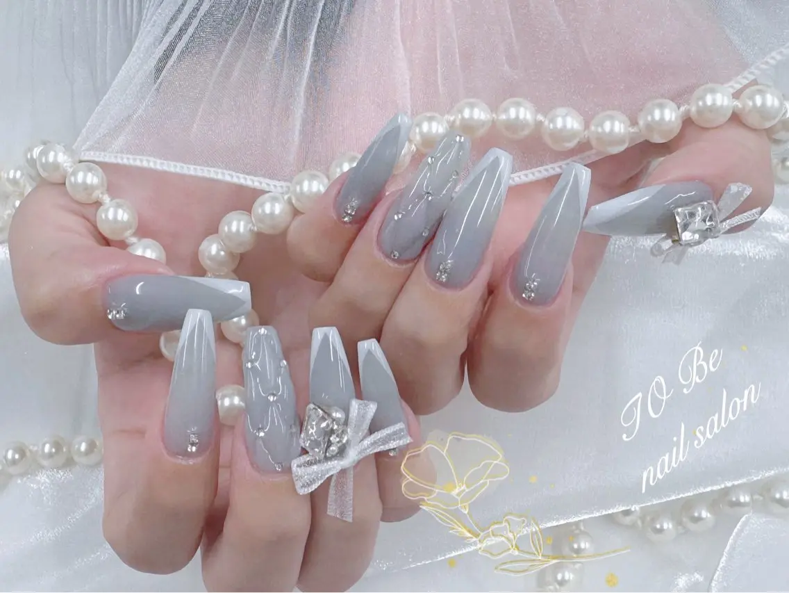 ロング Nail Salon To Be珈月のネイルデザイン