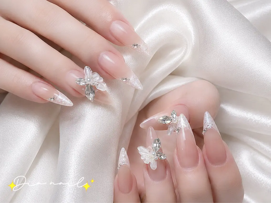 ネイル フットネイル 韓国ネイル レース マグネットネイル ニュアンスネイル ハンドネイル Dia nail サロンのネイルデザイン