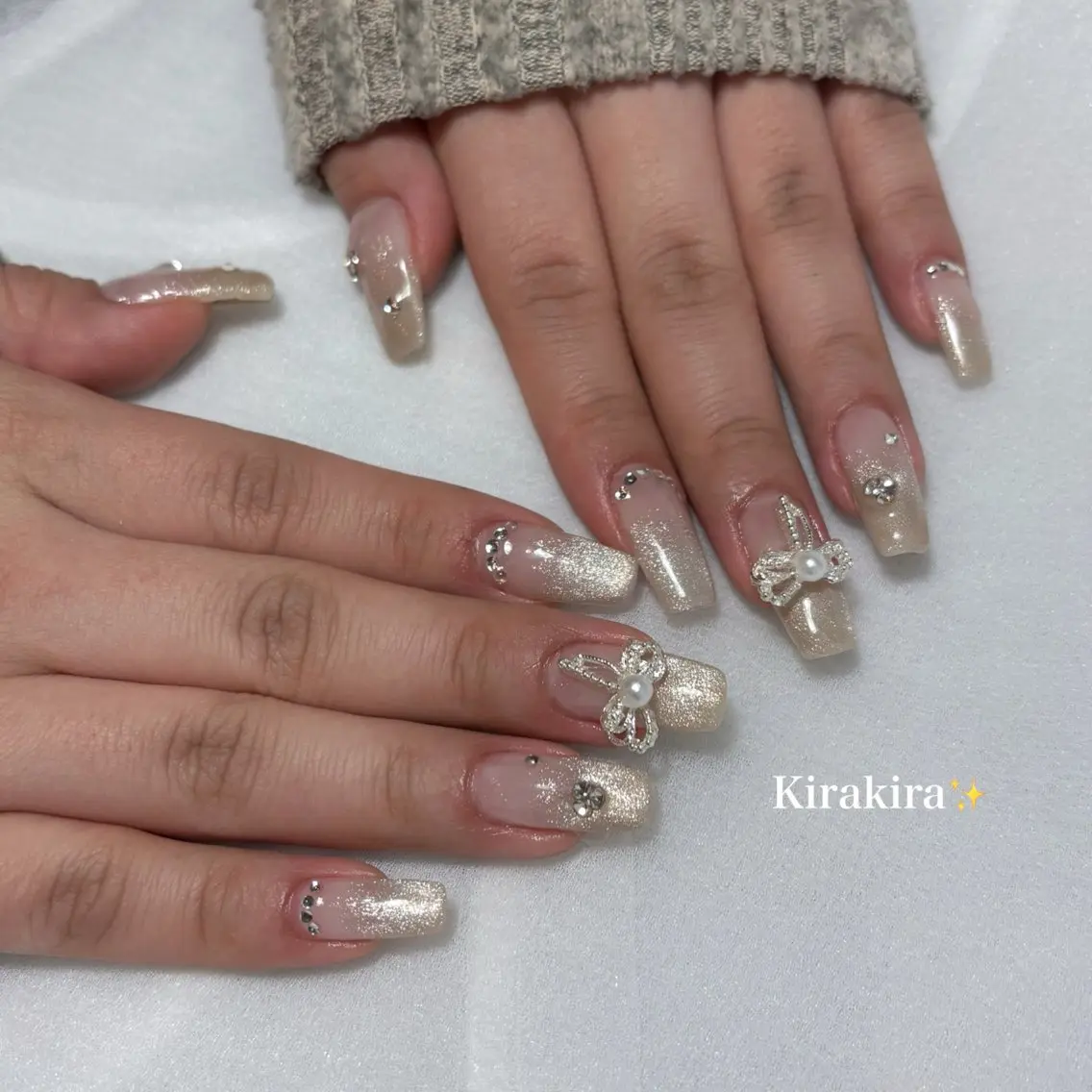 ネイル グラデーション マグネットネイル Rich+nail Mayuのネイルデザイン