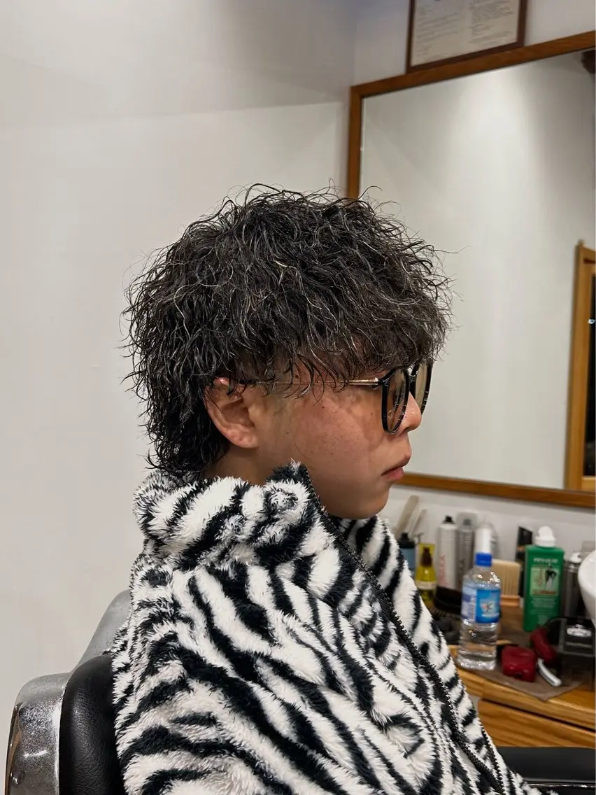 【迷ってる方はコレ！】 ✨メンズカット＋ALLパーマ✨の写真