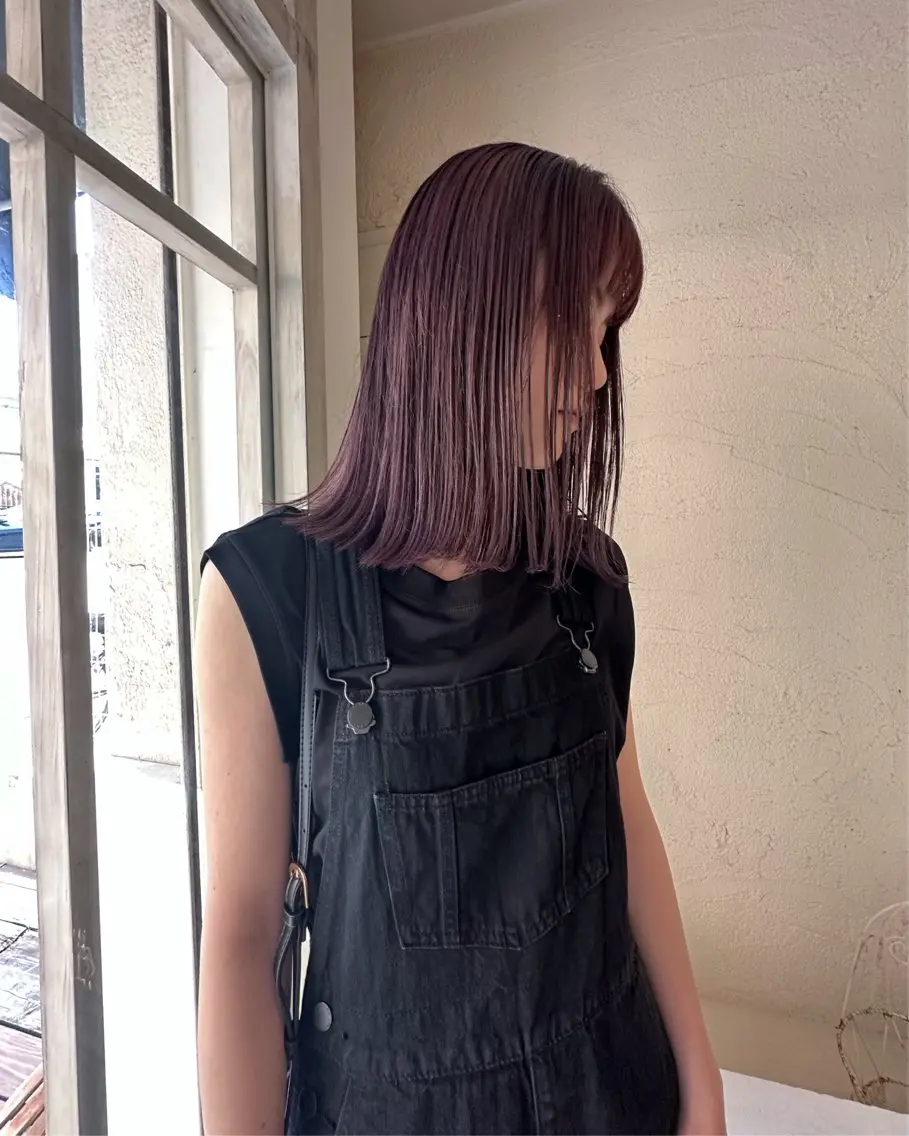 ミディアム カット ヘアカラー トリートメント Musiiik hairのヘアスタイル