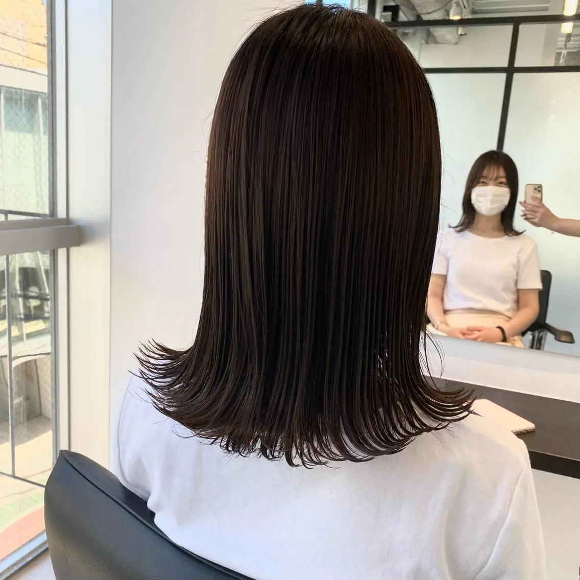 ミディアム カラー マンツーマン半個室 tamuraのヘアスタイル