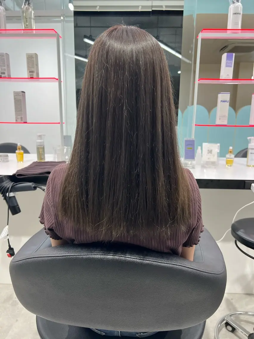 カラー ハイライトカラー 髪質改善 ミルクティー・透明感 🏹REN🏹のヘアスタイル