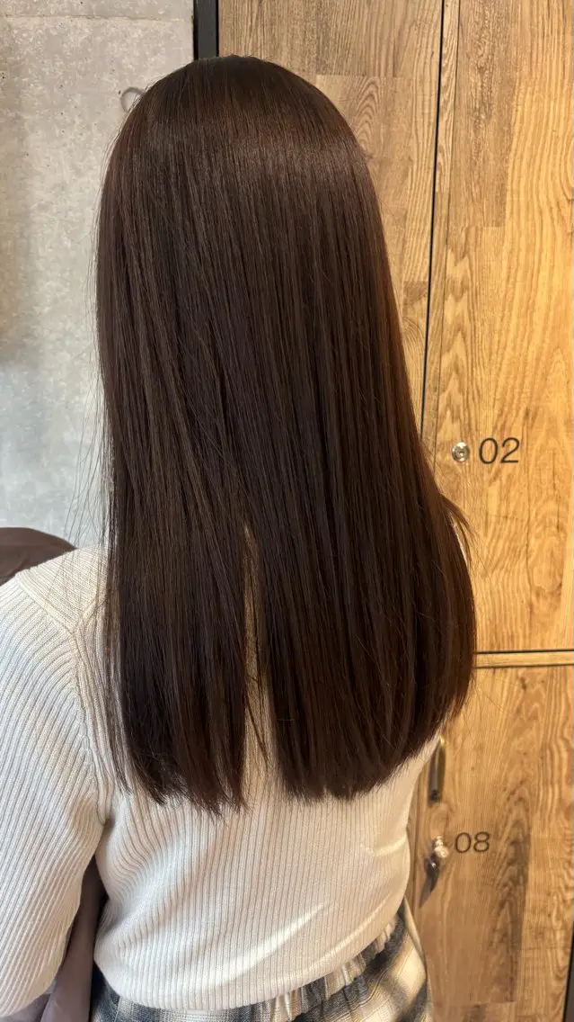 セミロング アッシュ カット ヘアカラー トリートメント 艶カラー🌸 SAKURAI🌸のヘアスタイル