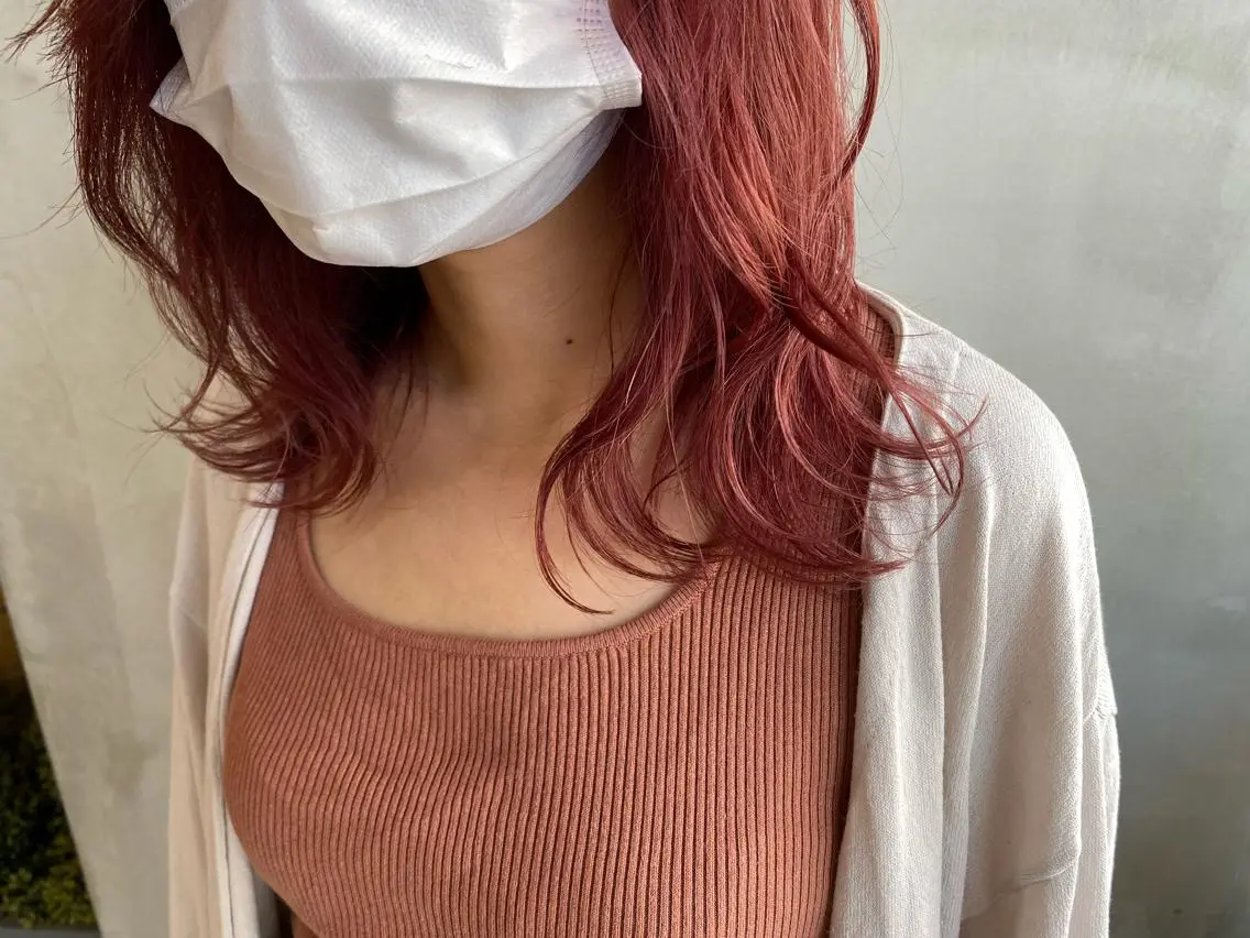 セミロング ヘアアレンジ ネイル マツエク・マツパ くびれヘア 外国人風カラー 学生 レイヤーカット 夜23時まで予約🉑 reverieあきらのヘアスタイル