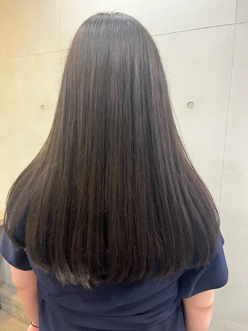 セミロング トリートメント おせ ちさとのヘアスタイル