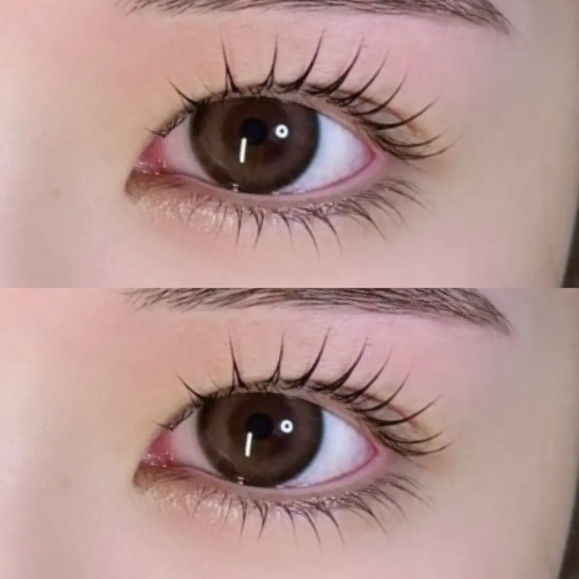 上下まつ毛パーマの写真