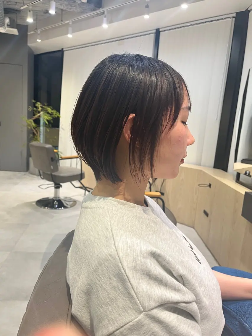 ショート ショートヘア SNSモニター募集！ くせ毛特化/大村のヘアスタイル