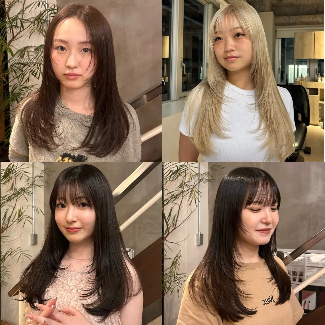 セミロング カット ボブ　ショート🌟 きだに りののヘアスタイル
