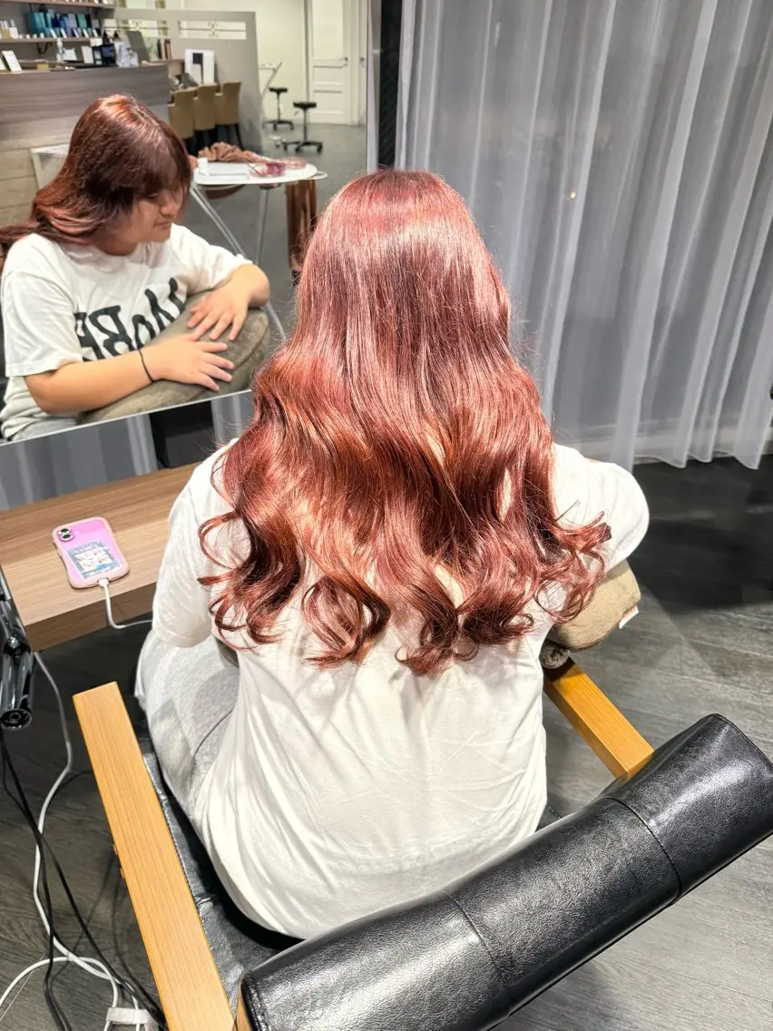 ロング 川畑 心子のヘアスタイル