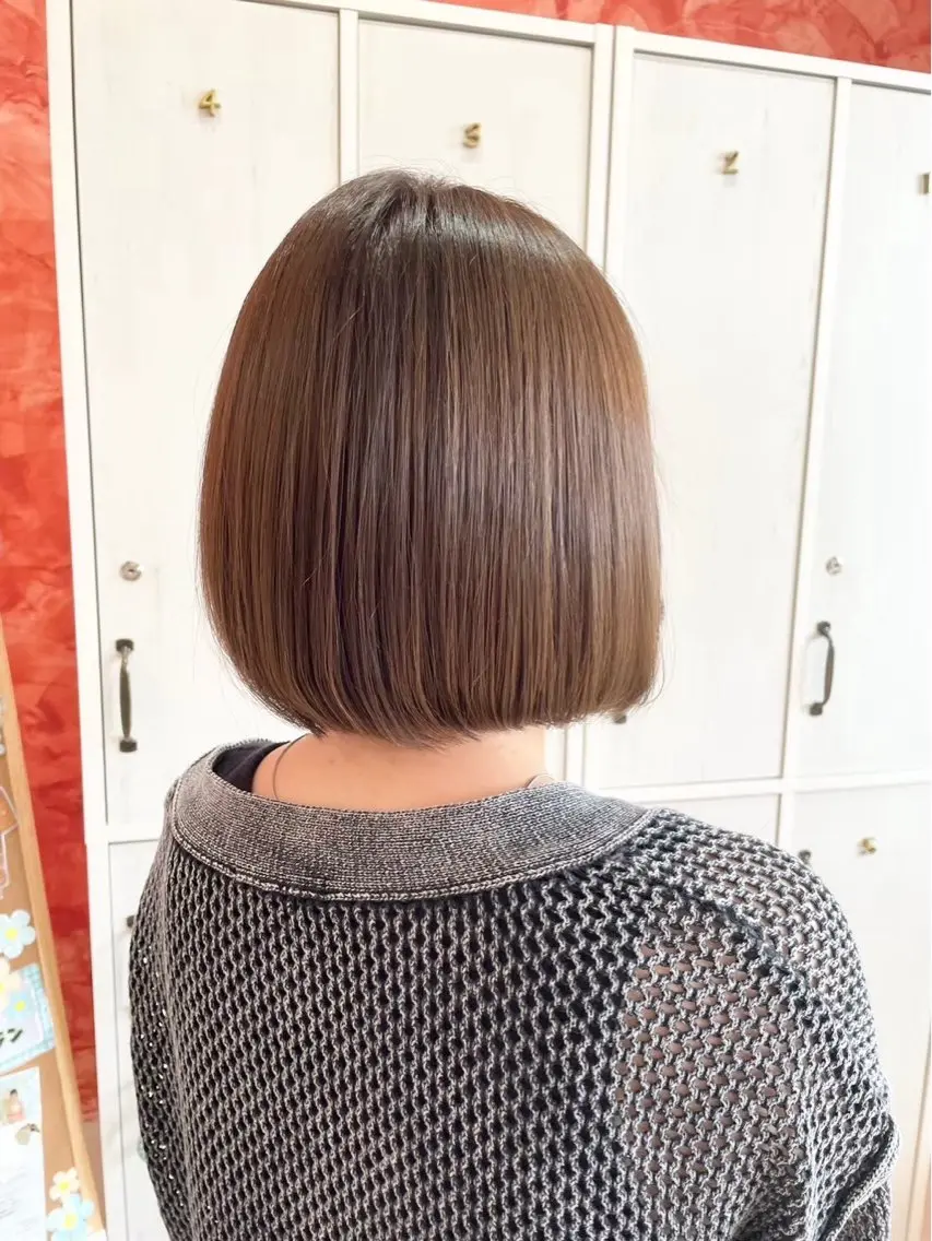 ミディアム カラー ブラウンカラー ヘアカラー 🩶透明感･艶カラー 🩶ひいな🩶のヘアスタイル