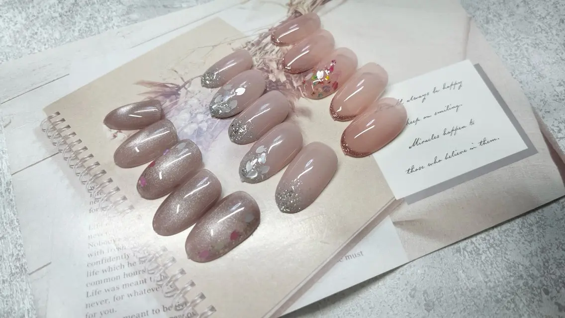 ネイル 春ネイル ハンドネイル Azel nail 伊野麗のネイルデザイン