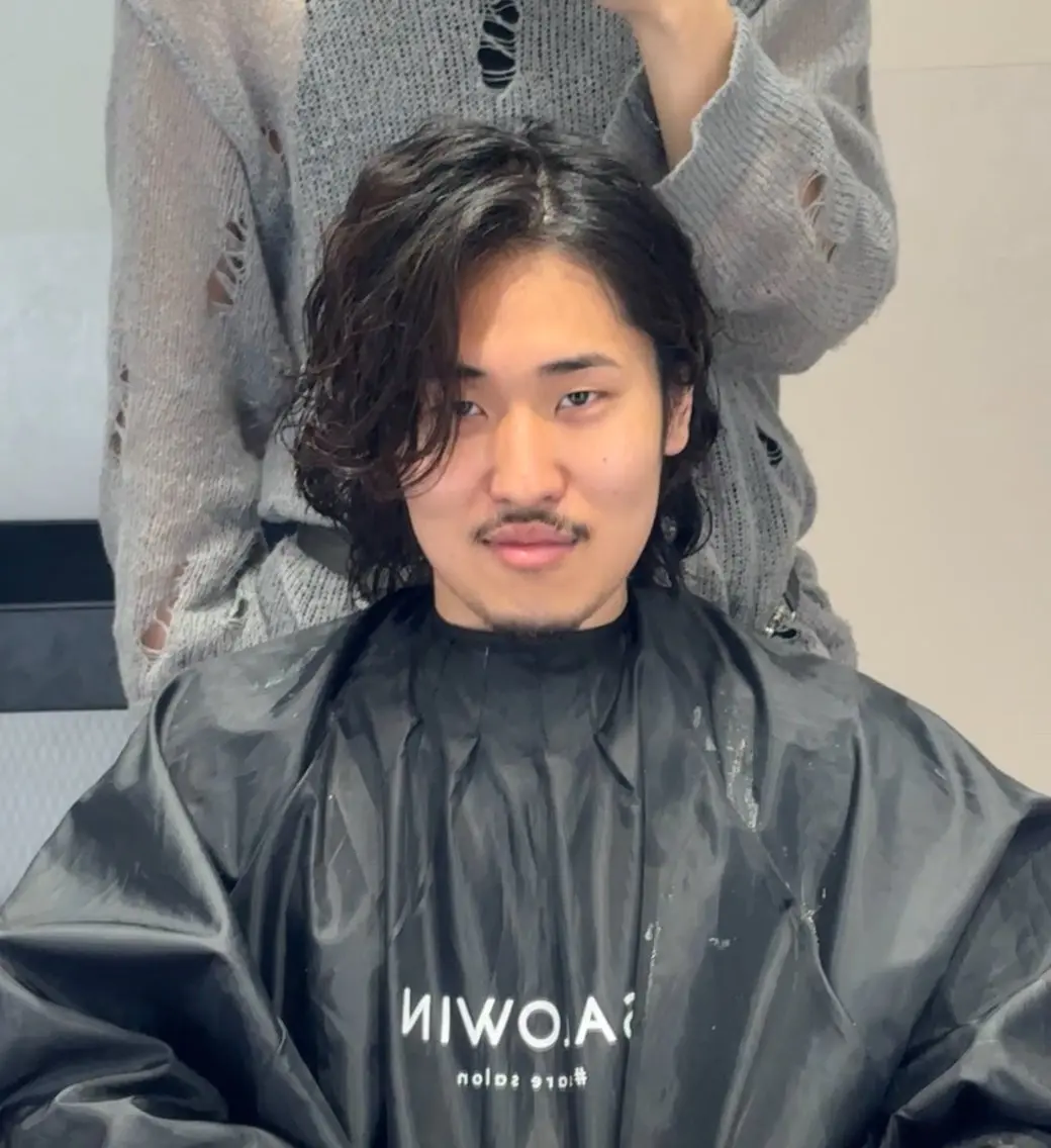 【‼️個性派集合‼️】メンズロングなどの特殊カットの方！骨格修正カット✂️の写真