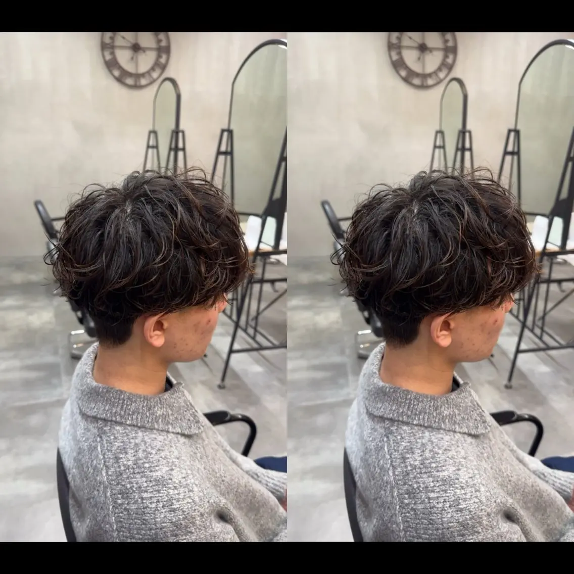 🔸初パーマにも🔸シャドウパーマ×メンズカットの写真
