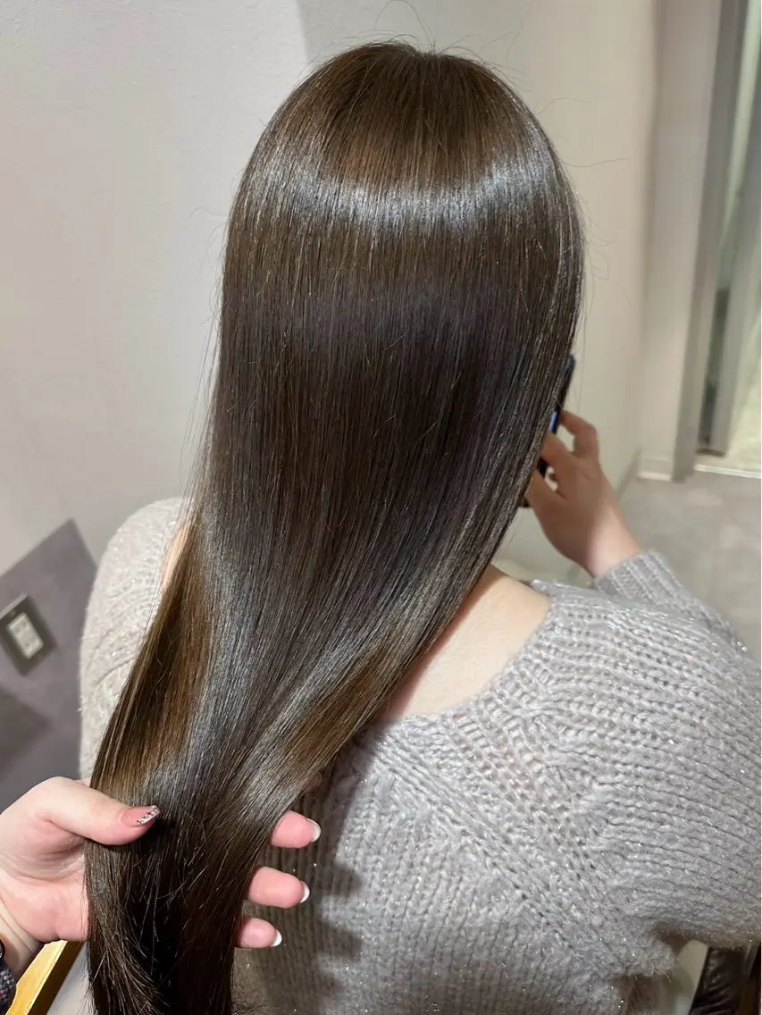 ロング ヘアカラー トリートメント 透明感カラー♪/ ココロのヘアスタイル