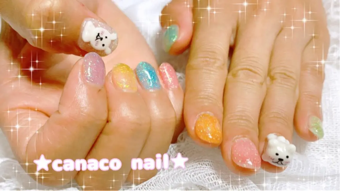 ネイル アートネイル ジェルネイル 持ち込み パラジェル ストーンネイル ハンドネイル ハンドケア ベテランネイル cnc  nailのネイルデザイン