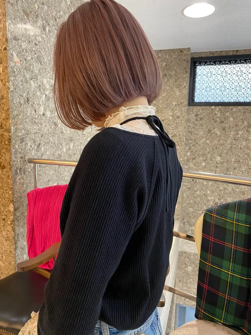ショート カラー カット Pia ツボイ ケイタのヘアスタイル