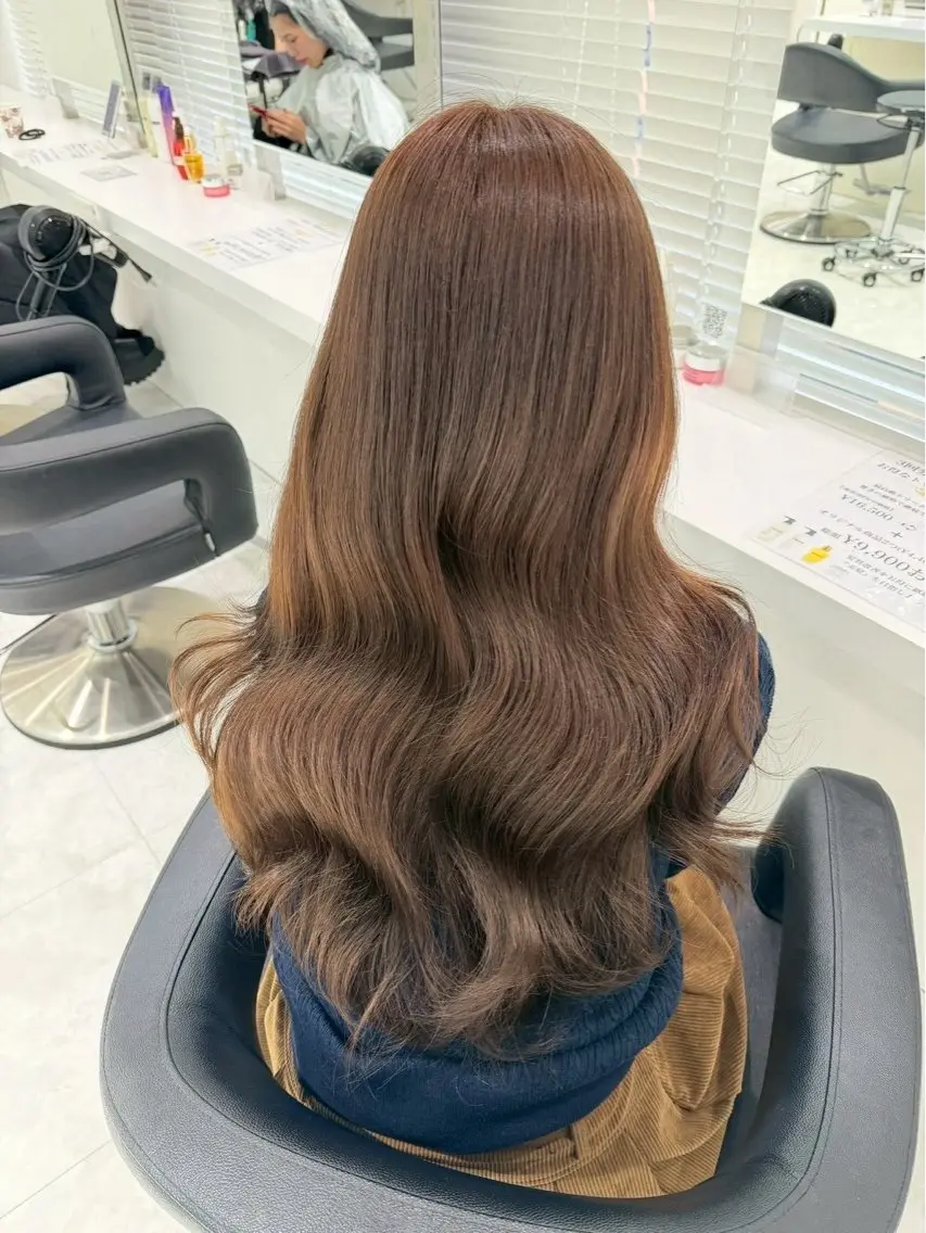 ロング カラー ヘアカラー 🍀ブラウンベージュ sakura🍀のヘアスタイル
