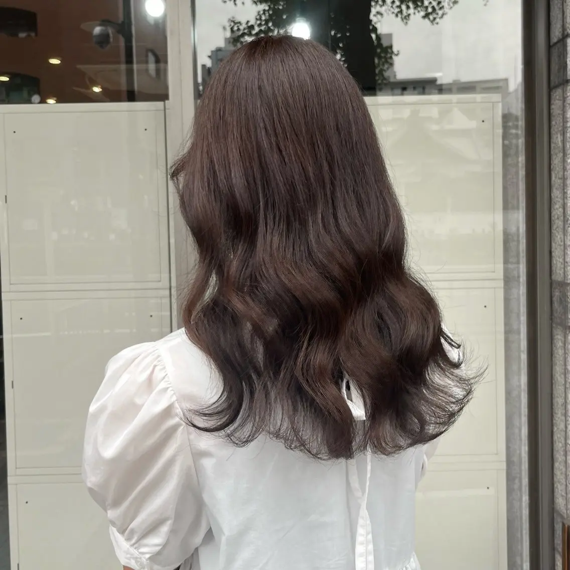 ロング カラー 透明感カラー ラベンダーカラー 平野 優菜 / minim 艶カラーのヘアスタイル