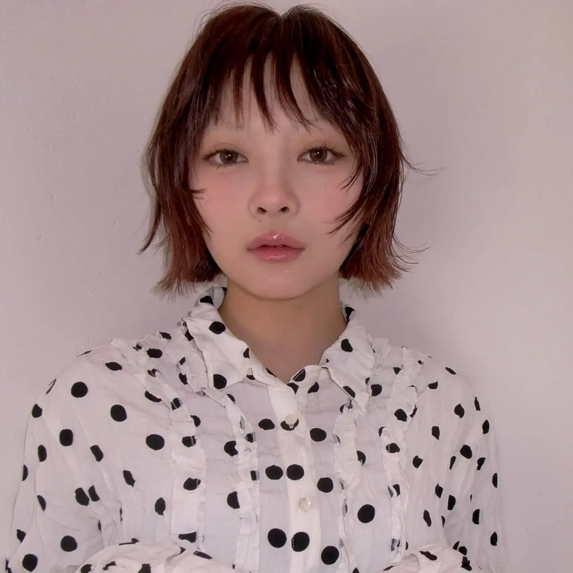 ショート カラー ベージュ/透明感/ 桃子🎀のヘアスタイル