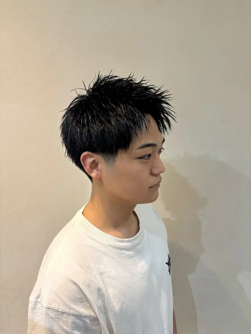 メンズ スパイキーショート カット Will/ ワカバのヘアスタイル