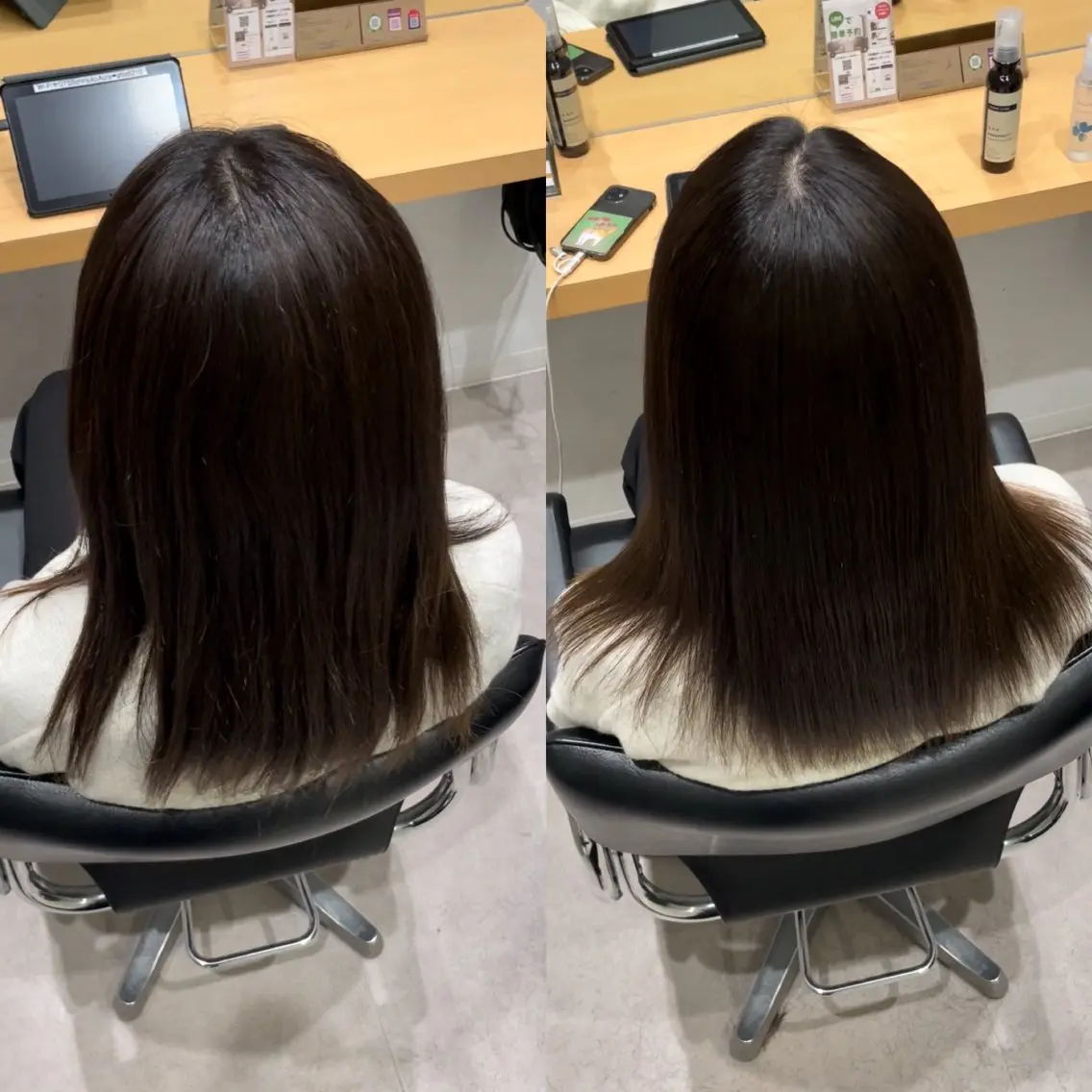 セミロング 髪質改善 トリートメント カット トリートメント 髪質改善ヘアケア 艶髪特化/上田のヘアスタイル