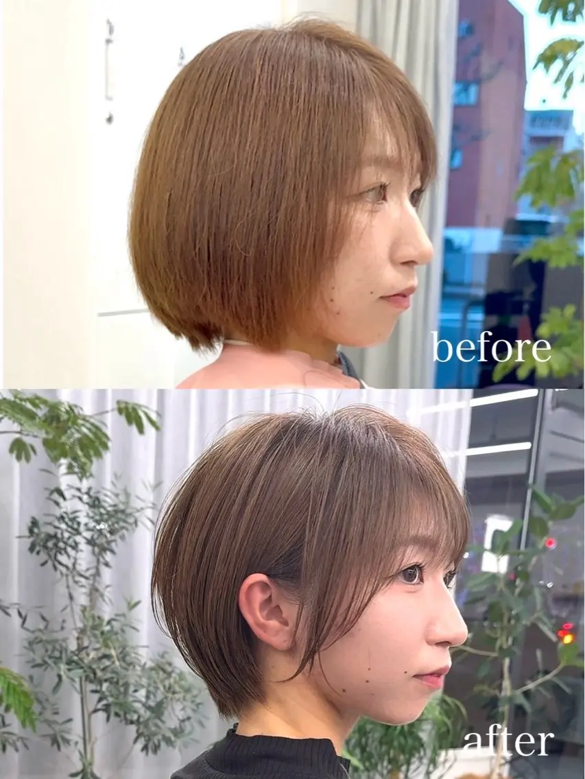 本物の似合わせをお試し価格で☆】カット+カラー+ミルボン3stepTRの写真