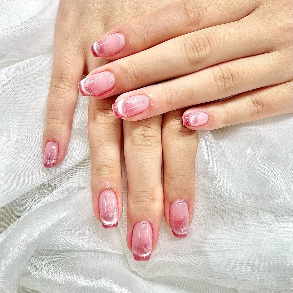 ネイル フレンチネイル グラデーション マグネットネイル ワンカラーネイル Fairy Nailのネイルデザイン