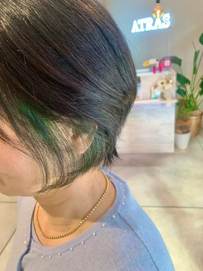ショート カラー パーマエキスパート 🧑‍🦱WALLYのヘアスタイル