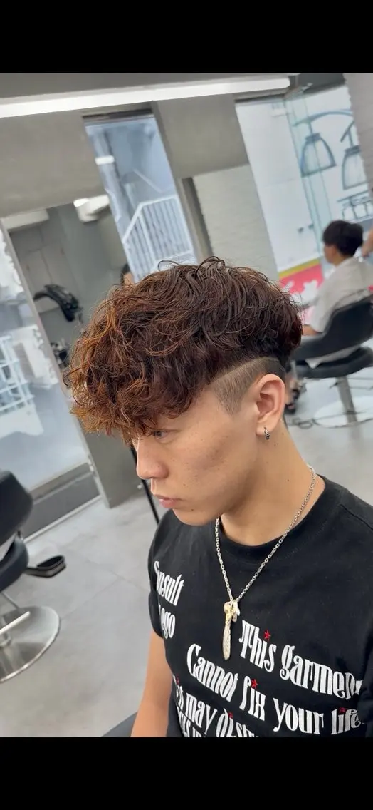 ショート パーマ メンズ 🌊メンズパーマ職人 🌊　とーやのヘアスタイル
