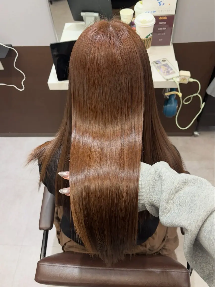 ロング 韓国×髪質改善カラー 💎hinaのヘアスタイル
