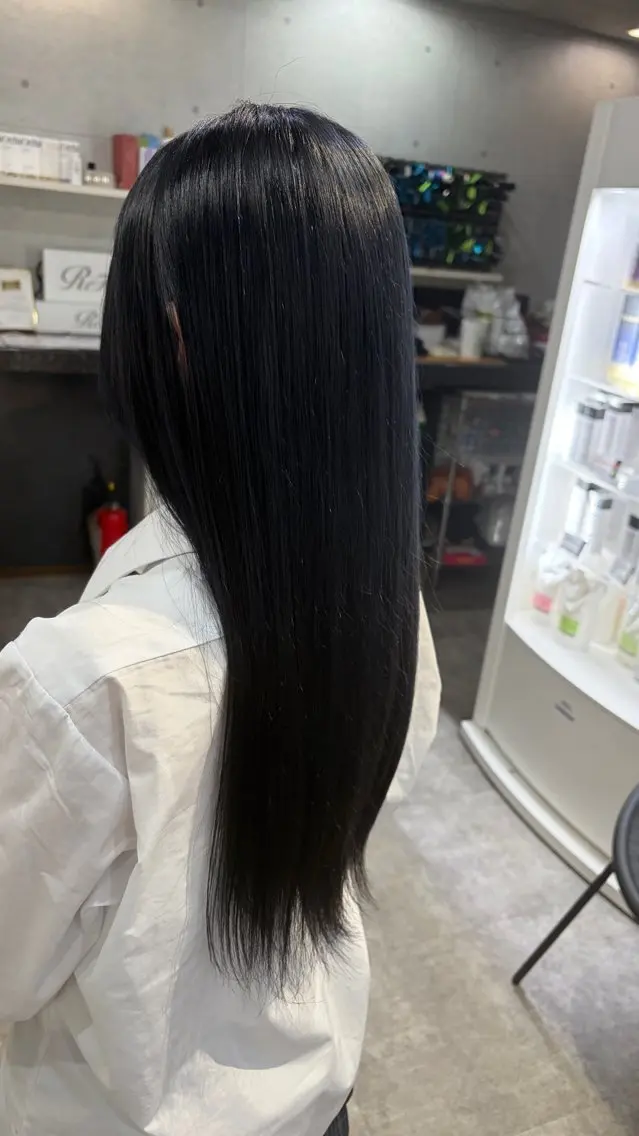 ロング ショートボブ ボブ ハイライト 髪質改善 レイヤーカット トリートメント REVE 美容室のヘアスタイル
