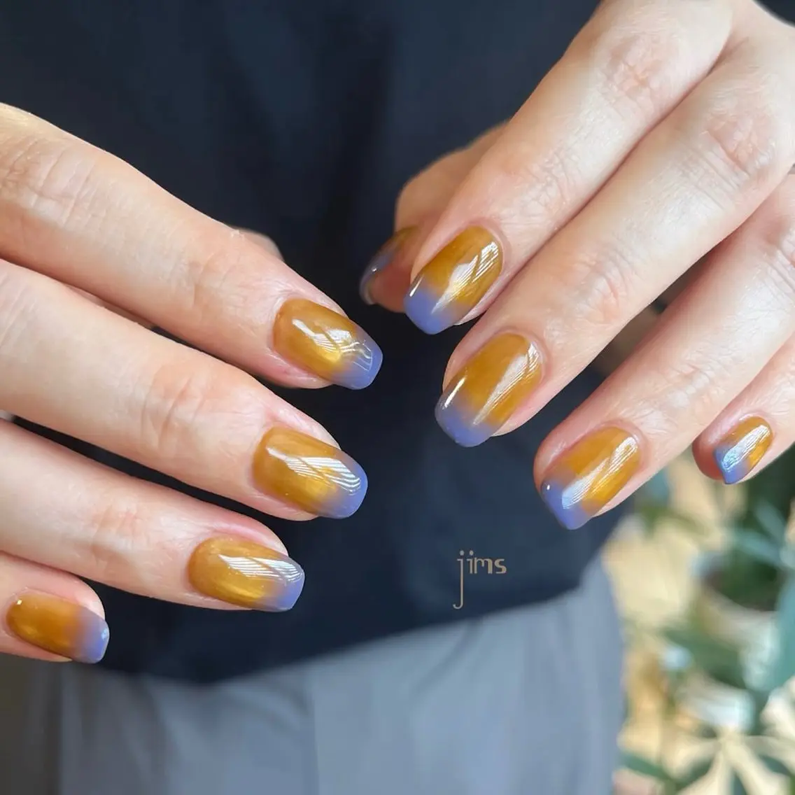 ネイル グラデーション マグネットネイル ハンドネイル nail salon JIMS【じむ】のネイルデザイン