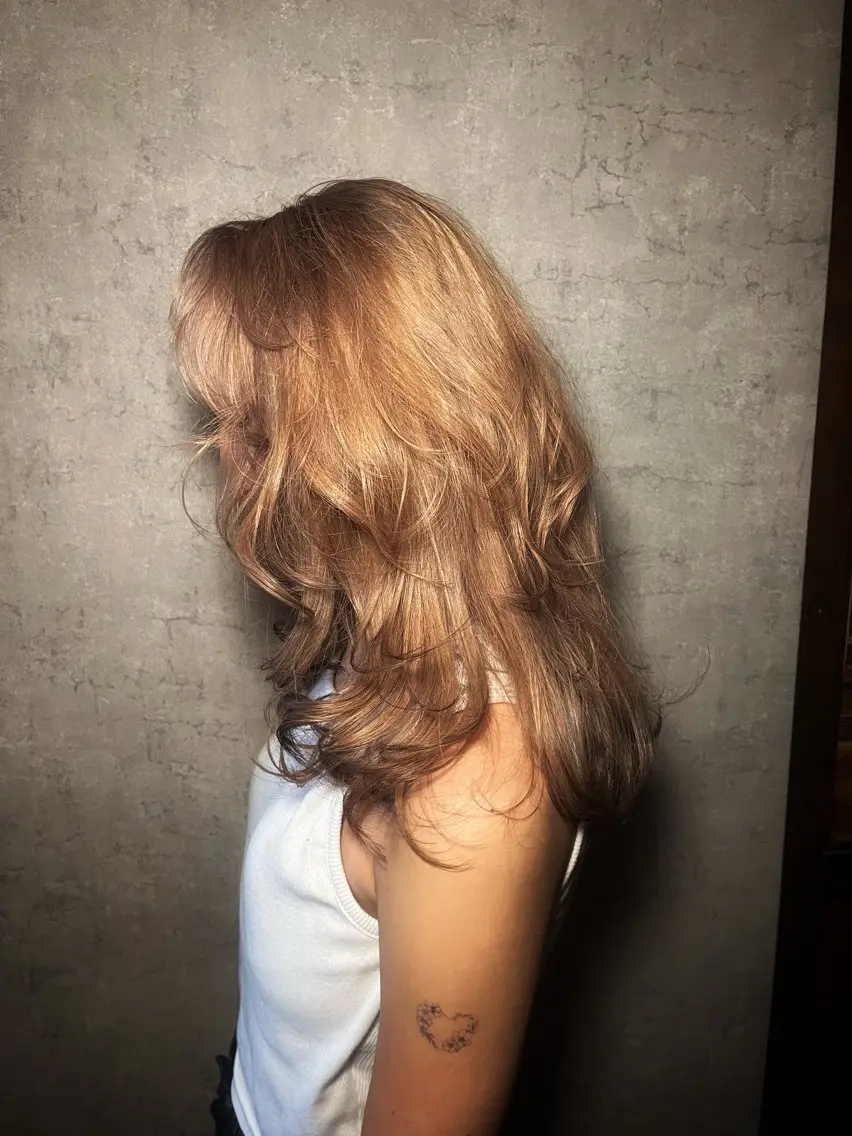 ミディアム カラー ヘアアレンジ 渡邉 舞のヘアスタイル
