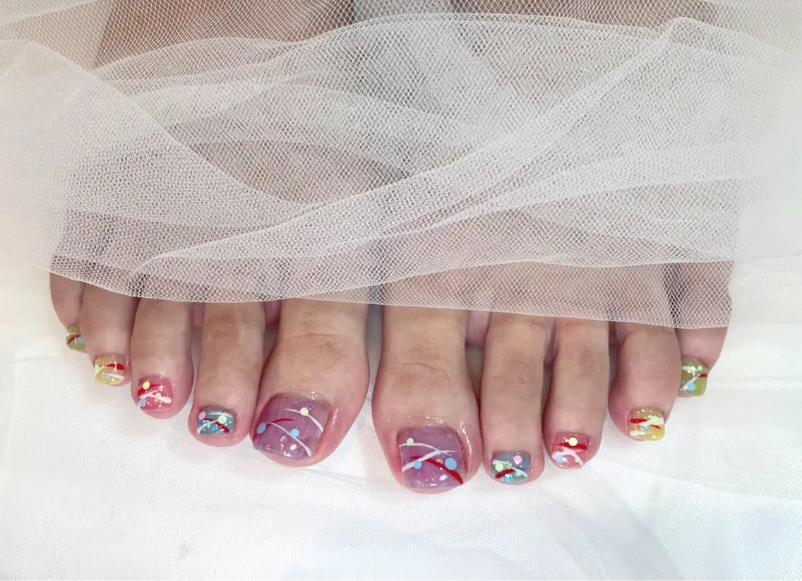 ネイル フットネイル 【新宿】Nail Yamazakiのネイルデザイン