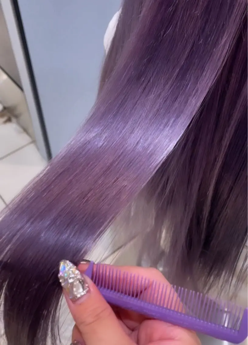 ロング カラー ヘアカラー トリートメント 💞暖色カラー 💞risaのヘアスタイル