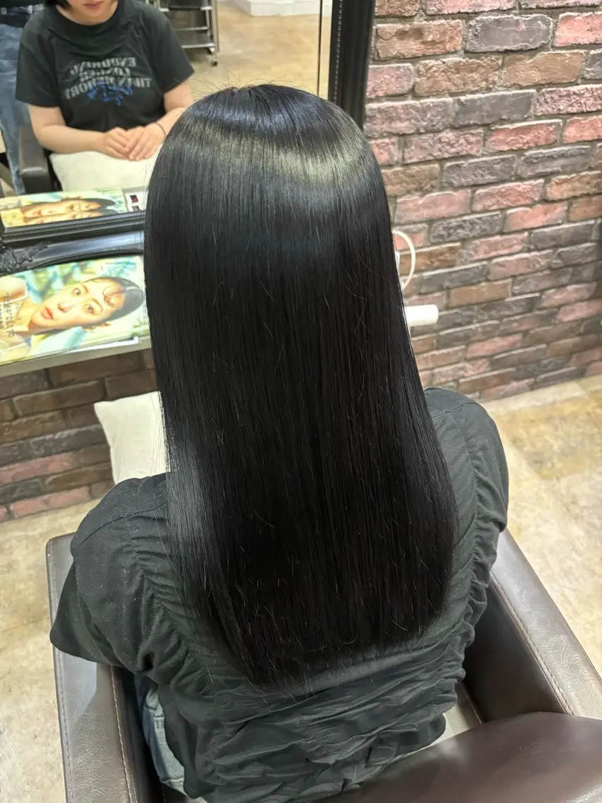 カラー 透明感カラー ここののヘアスタイル