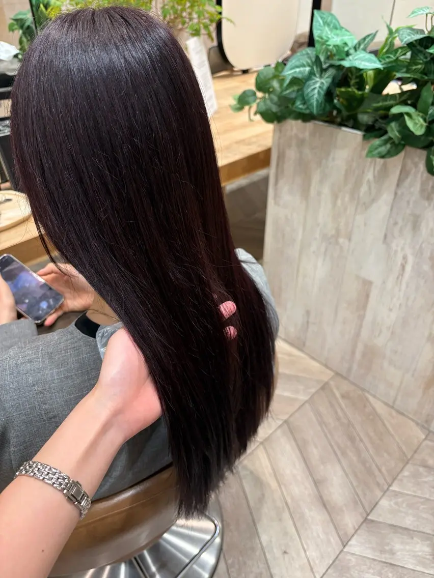 カラー 透明感カラー 石橋 ゆり菜のヘアスタイル