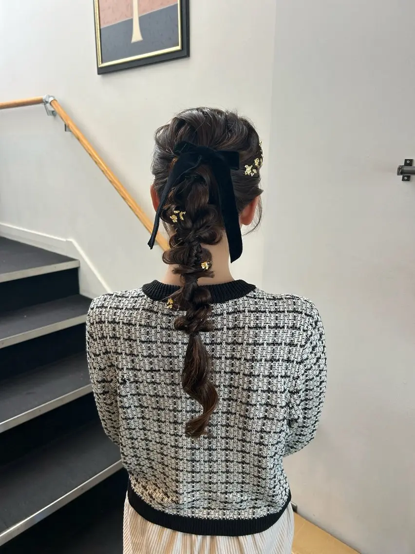 ロング ヘアアレンジ ヘアセット lapis / soraのヘアスタイル