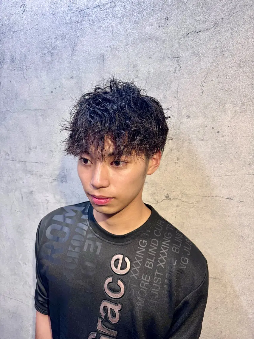 パーマ カット パーマ 大人女性の艶カラー tomoのヘアスタイル