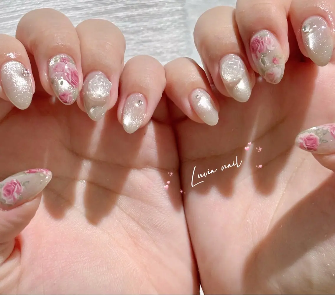 ネイル ハンドネイル 🧸Luvia nail✨のネイルデザイン