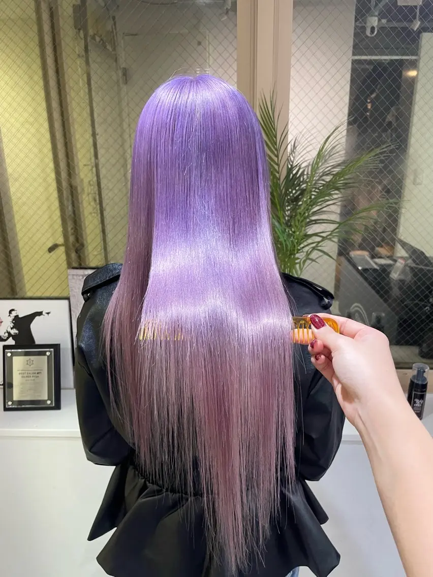 《❤️✨ケアブリーチ付き❤️✨》❤️🔥✨ダブルカラー+コラーゲントリートメント❤️🔥✨の写真