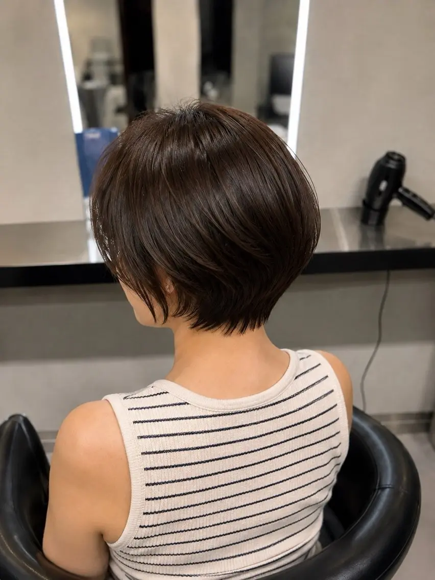 ミディアム カラー ブラウンカラー トリートメント 🌈ウルトワ水素 髪質改善naru🌈のヘアスタイル