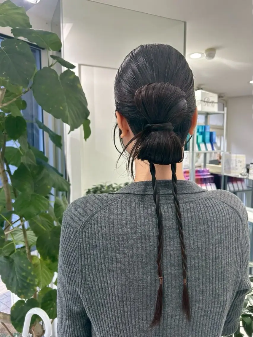【イベント前に🫧】韓国風ヘアセットの写真