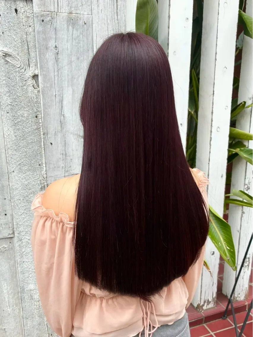 ロング ✨️ 藤田    輝 ✨️カラーモデル募集のヘアスタイル