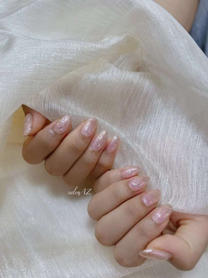 ネイル ラメ(グリッター) ラメグラデーション salon AZのネイルデザイン