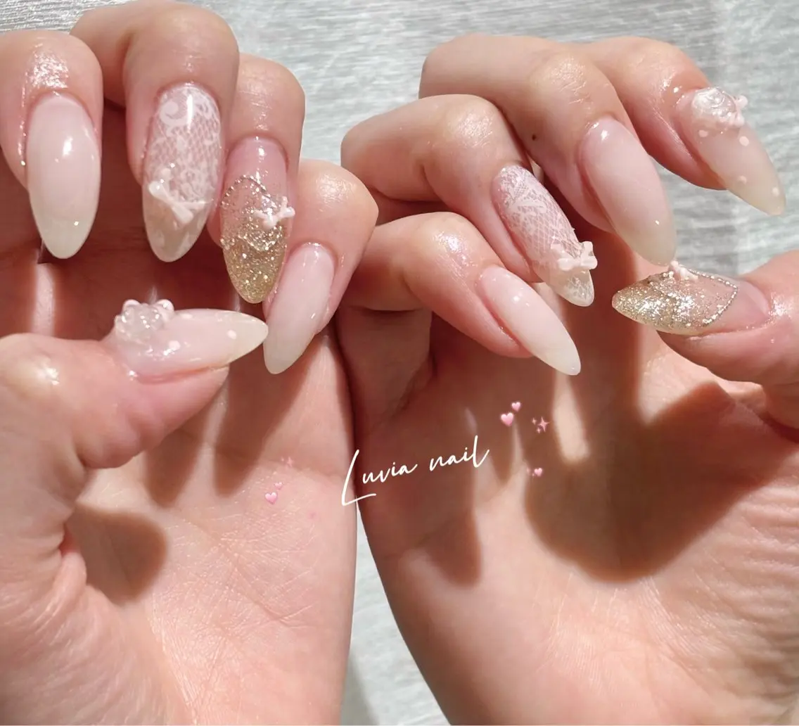ネイル ハンドネイル 🧸Luvia nail✨のネイルデザイン