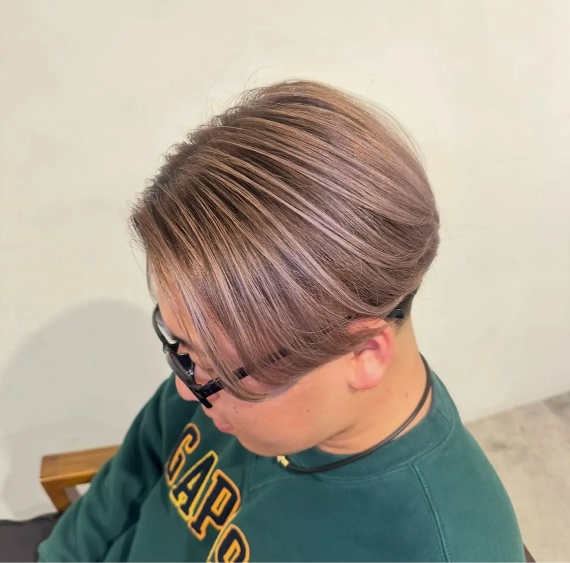 カラー メンズ メンズバレイヤージュ バレイヤージュ 外国人風カラー カット ヘアカラー トリートメント 安藤 聖麻のヘアスタイル